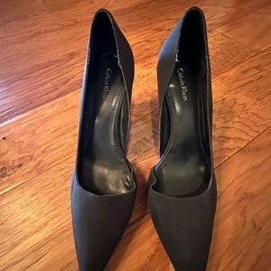 Calvin Klein black heels size 8